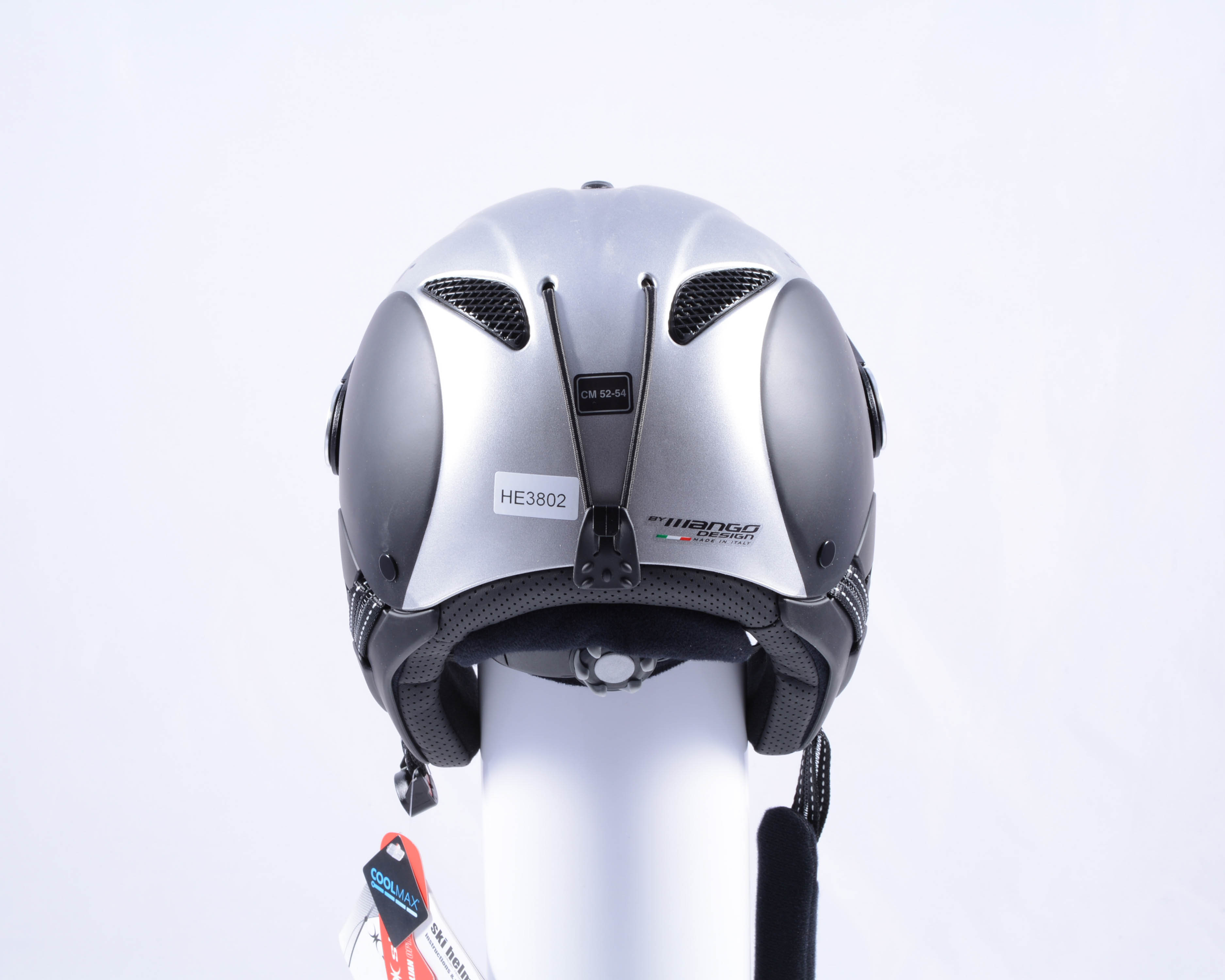 Skihelm/Snowboard Helm SLOKKER BALO/VISOR, Silver/black, einstellbar ( NEU  ) 